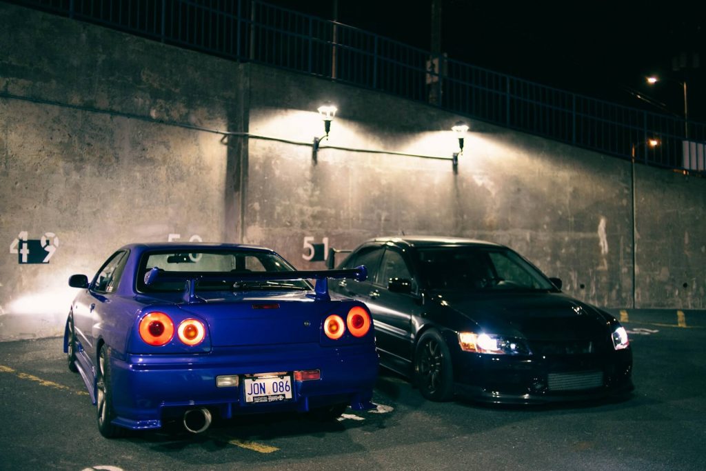 remaps preston 3 two sports cars at night